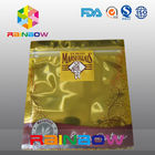 Gold Aluminum Foil Anti Static Bag Zipper Pouch Packing For Electronic Products