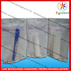 stand up comestic packaging bag with zipper