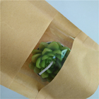 Promotional Biodegradable Kraft Paper Bag Custom Printing For Food Packaging