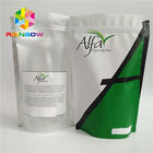 Eco - Friendly Aluminum Foil Stand Up Bags , Plastic Pouch Packaging  For Tea protein powder.