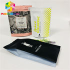 Aluminum Foil Tea Packaging Pouch Stand Up Bags Child Proof Customized Printed