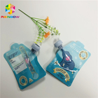 Double Zipper Baby Food FDA Spout Pouch Packaging Heat Sealed Glossy Liquid Packing
