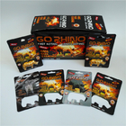 Go Rhino Men Enhancement Pill Blister Card Packaging With Rhino Figure Blister Bottle