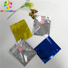 Mylar Bag Stand Up Spout Pouch Transparent Front Foil Three Sides Heat Seal