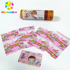 Pink Adhesive Stickersshrink Wrap Sleeves PVC Material Custom Printed For Bottle Box