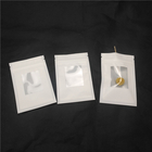 Transparent Front Glossy Shiny Plastic Zipper Pouches Necklace Jewellery Packing