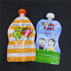 Heat Seal Baby Food Spout Pouch Packaging Beverage Bag 10 Colors Customized Size