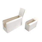 Custom Glossy Film NO Printed With 350g 400g Thickness White Cardboard For Cosmetic Spary Bottles Paper Box Packaging